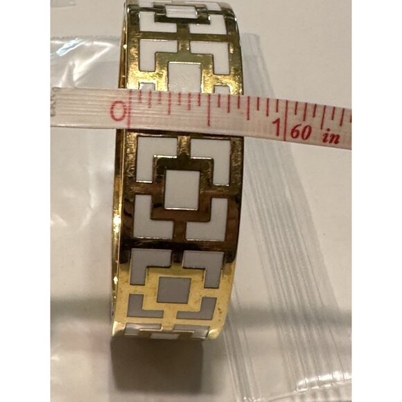 KATE SPADE OF NEW YORK SIGNED RARE "IT'S A BREEZE" BANGLE IDIOM BRACELET - Picture 5 of 7